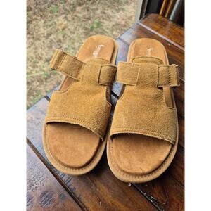 Koolaburra Ugg W Tizz Slide Sandal Womens Sz 10 Brown Slip On 1167751 Chestnut